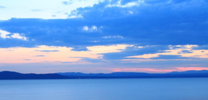 Burlington, Vt Lake Champlain Sunset